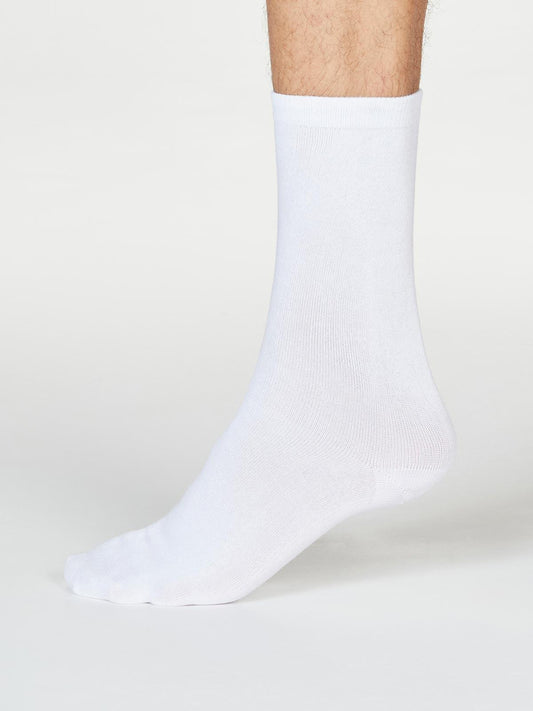 Jimmy Bamboo Organic Cotton Blend Plain Socks - Thought Clothing UK